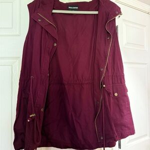 Zenana Outfitters Burgundy Vest